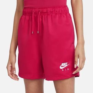 Nike Air Women's Woven High-Rise Shorts in Red Size M NWT $50